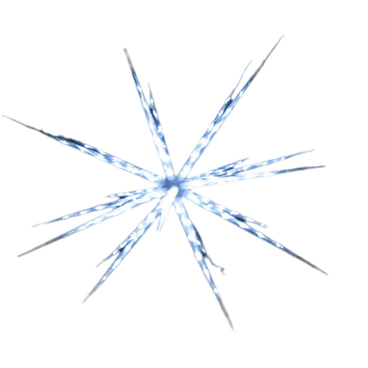 Samland 160 Led Blast Ice Star Ball Christmas Light Decoration White