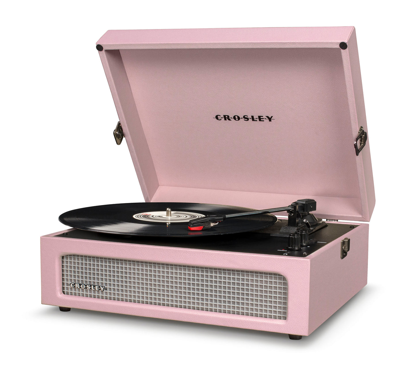 CROSLEY Crosley Voyager Amethyst - Bluetooth Portable Turntable & Record Storage Crate
