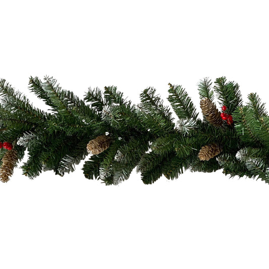 Christabelle 274cm Christmas Garland with Pine Cones & Berries