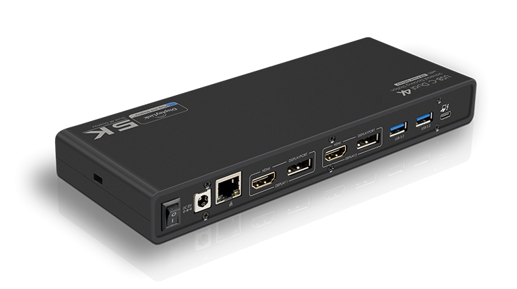 WINSTAR US-UG69PD1 USB-C Dual 4K with Power Delivery Universal Docking Station