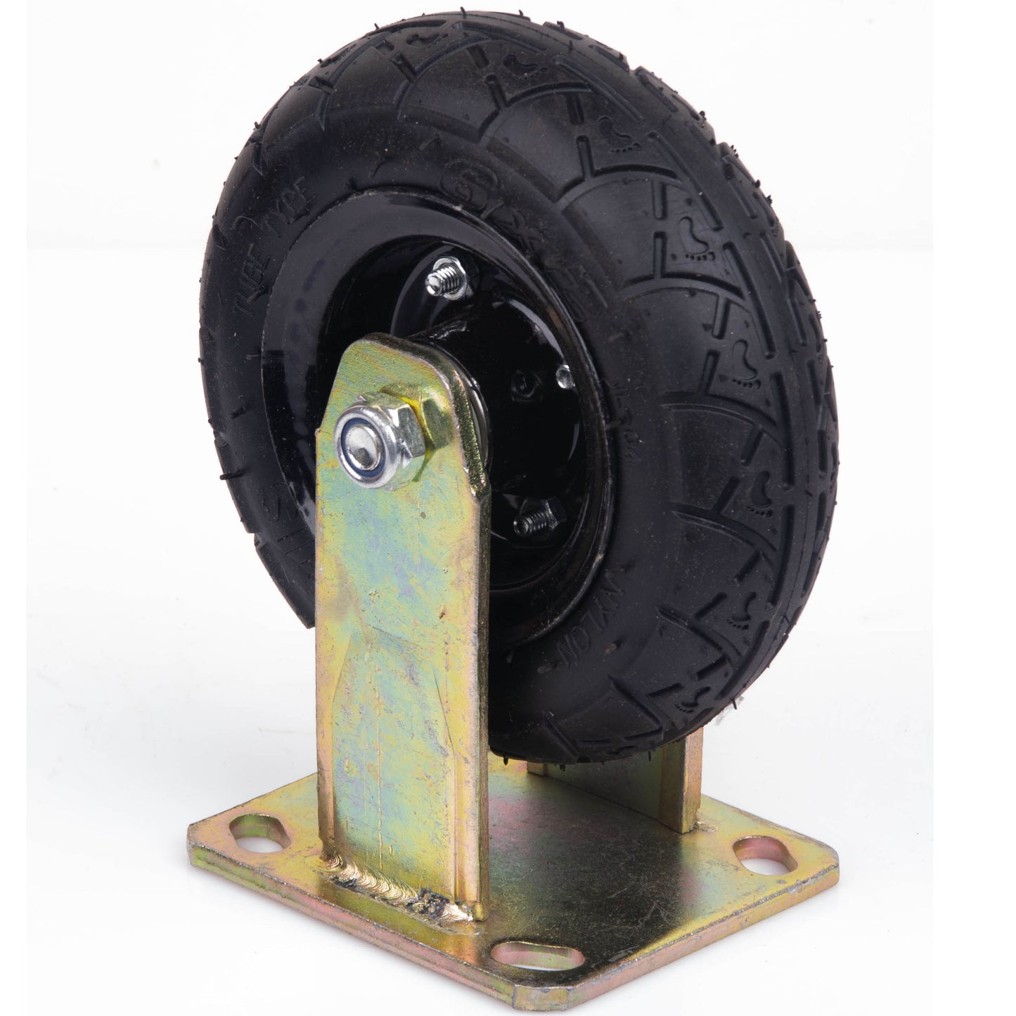 4x 6 Inch Castor Caster 2x swivel 2x fixed Pneumatic Tyres Wheels Trolley Cart Wheelbarrow