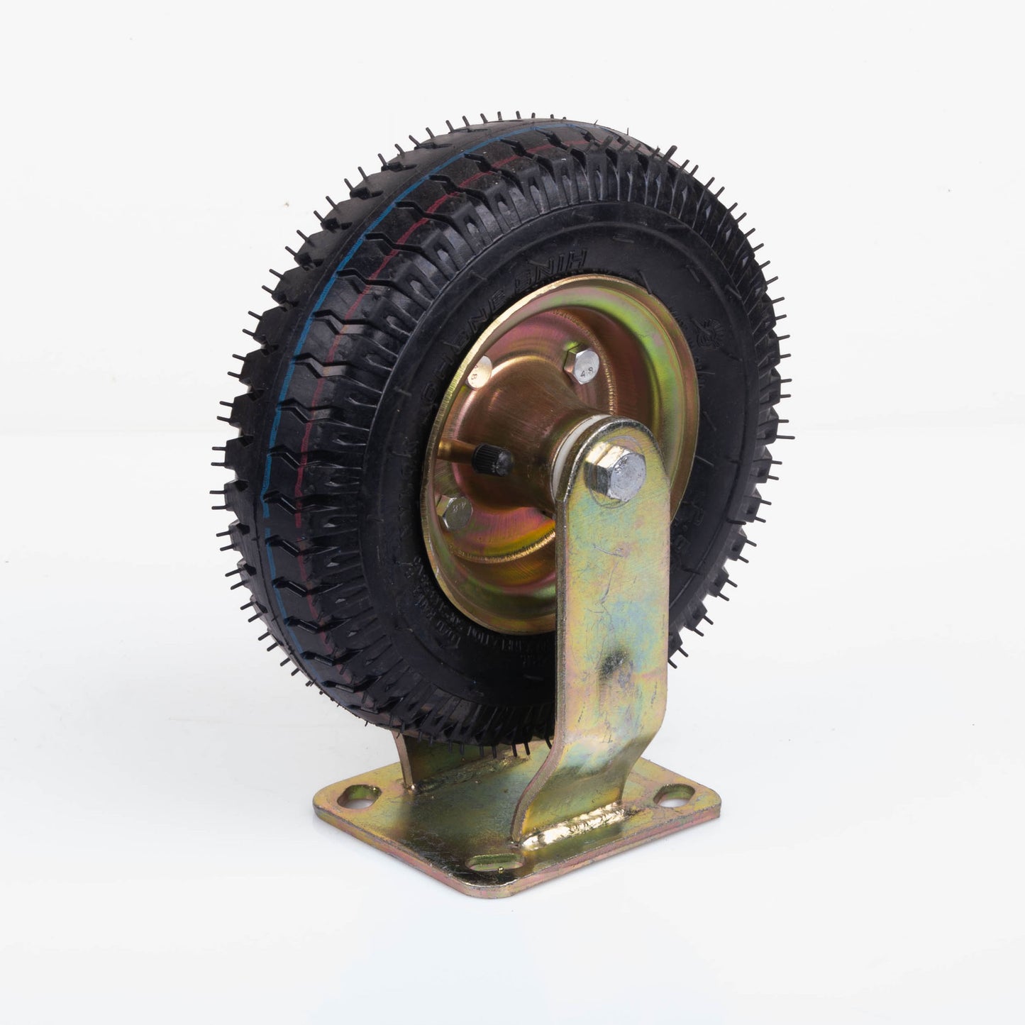 4x 8 Inch Castor Caster 2x swivel 2x fixed Pneumatic Tyres Wheels Trolley Cart Wheelbarrow