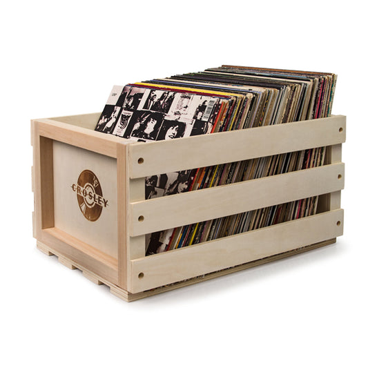 Crosley Voyager Amethyst - Bluetooth Portable Turntable & Record Storage Crate