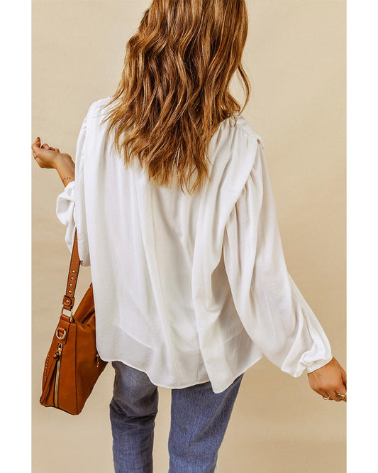 Azura Exchange Billowy Sleeve Blouse - 2XL