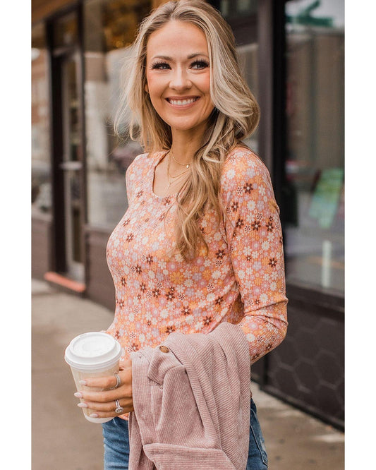 Azura Exchange Knit Long Sleeve Top - L