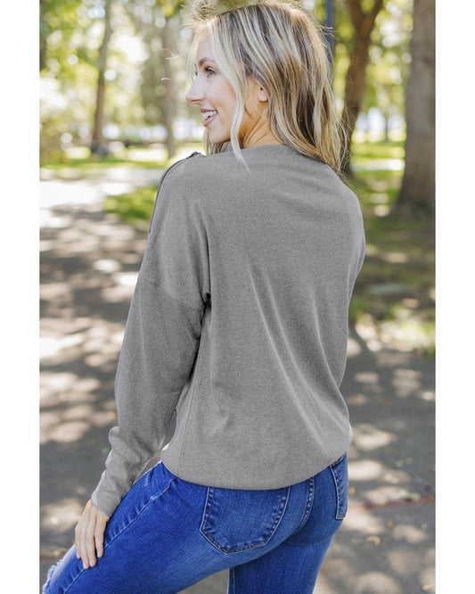 Azura Exchange Ribbed Zip Knit Top - 2XL