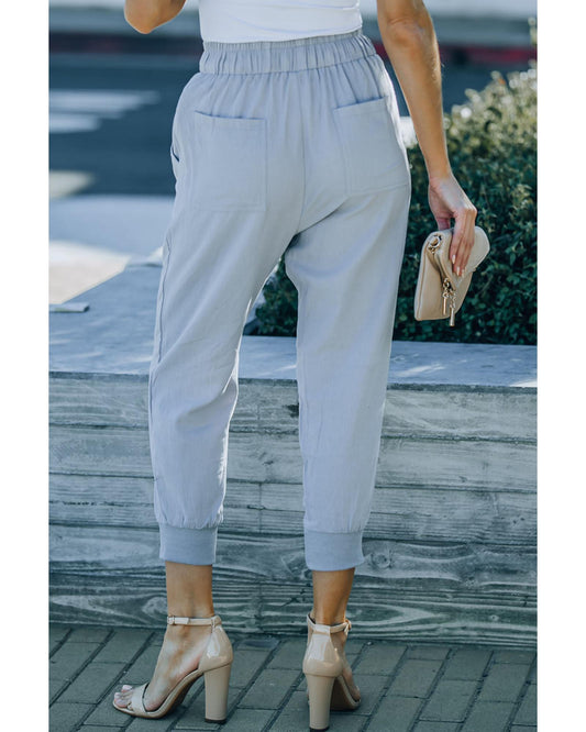 Azura Exchange Causal Pants with Pockets - S
