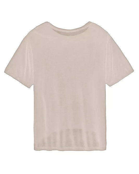 Oversized Modal Logo Print T-Shirt S Women