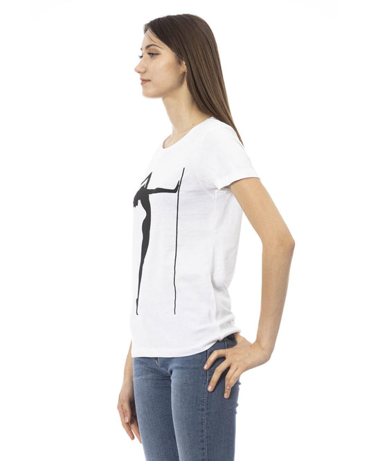 Short Sleeve T-shirt with Front Print S Women