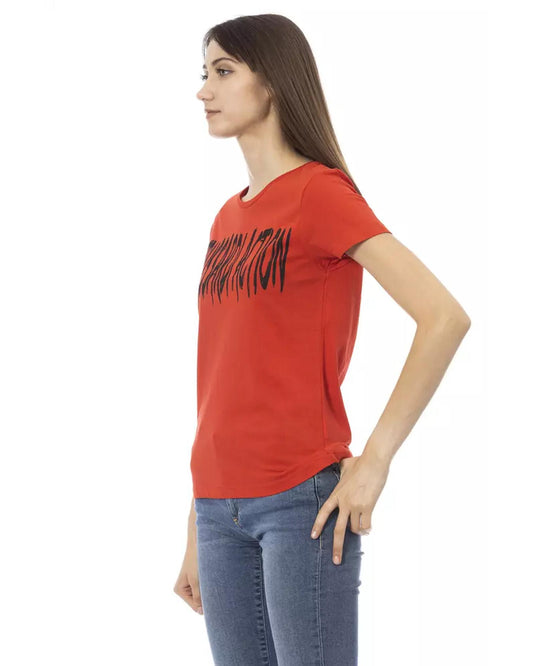 Short Sleeve T-shirt with Front Print XS Women