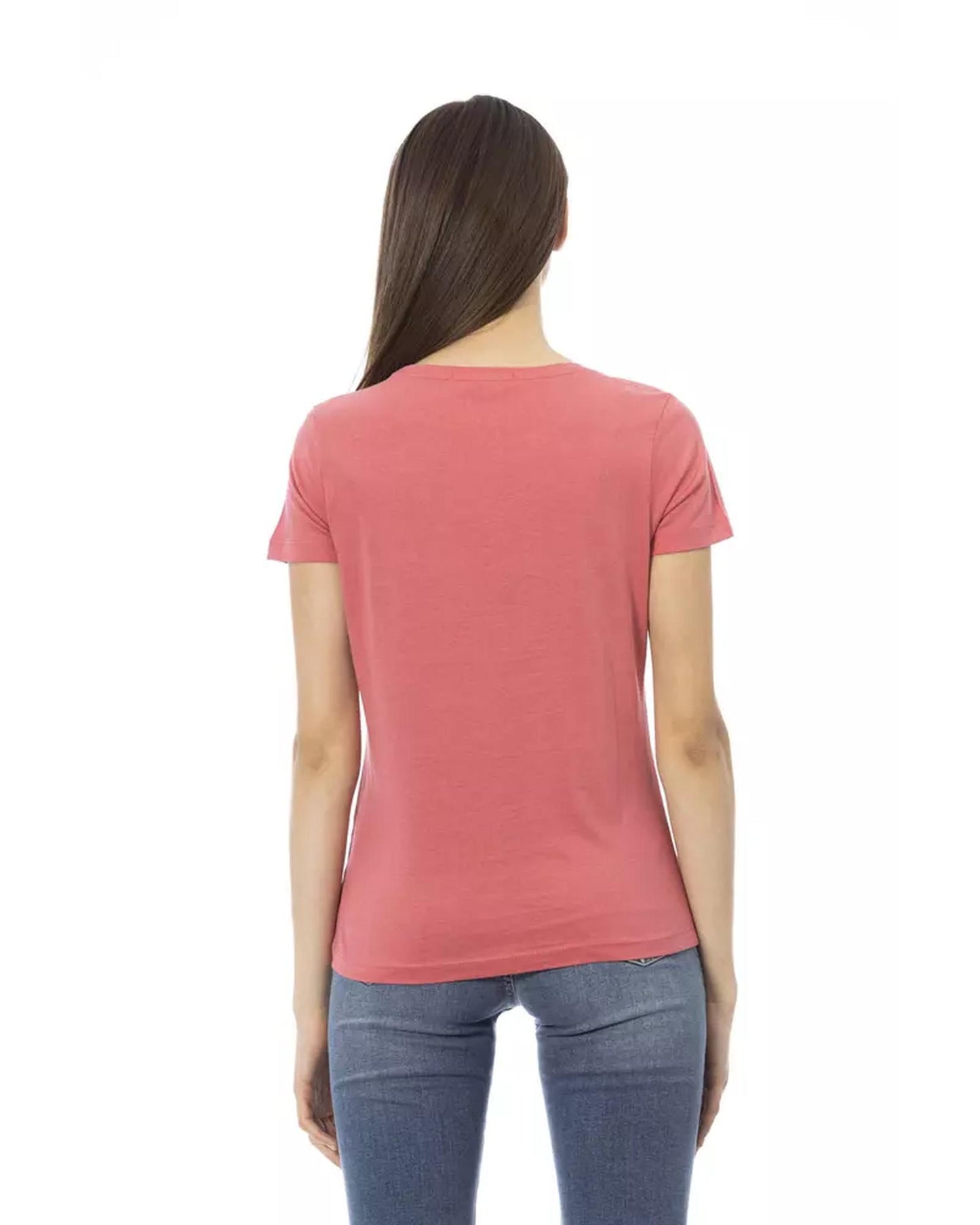 Short Sleeve T-shirt with Front Print M Women