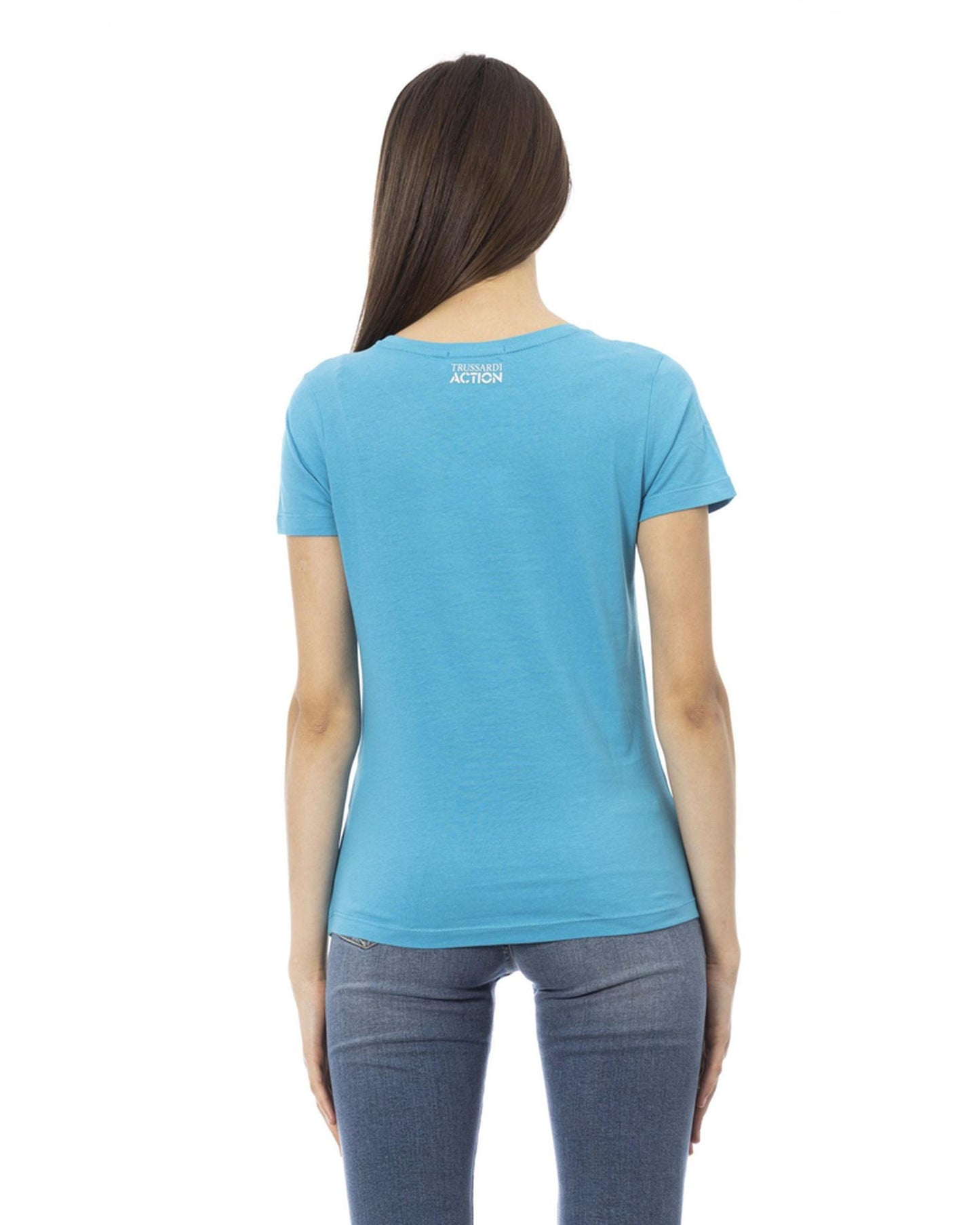 Short Sleeve T-shirt with Front Print 2XL Women