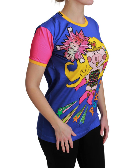 Dolce & Gabbana Year of the Pig 2019 Crewneck T-Shirt 36 IT Women