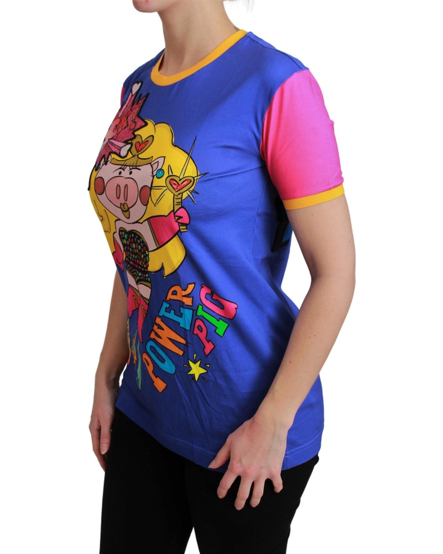 Dolce & Gabbana Year of the Pig 2019 Crewneck T-Shirt 36 IT Women
