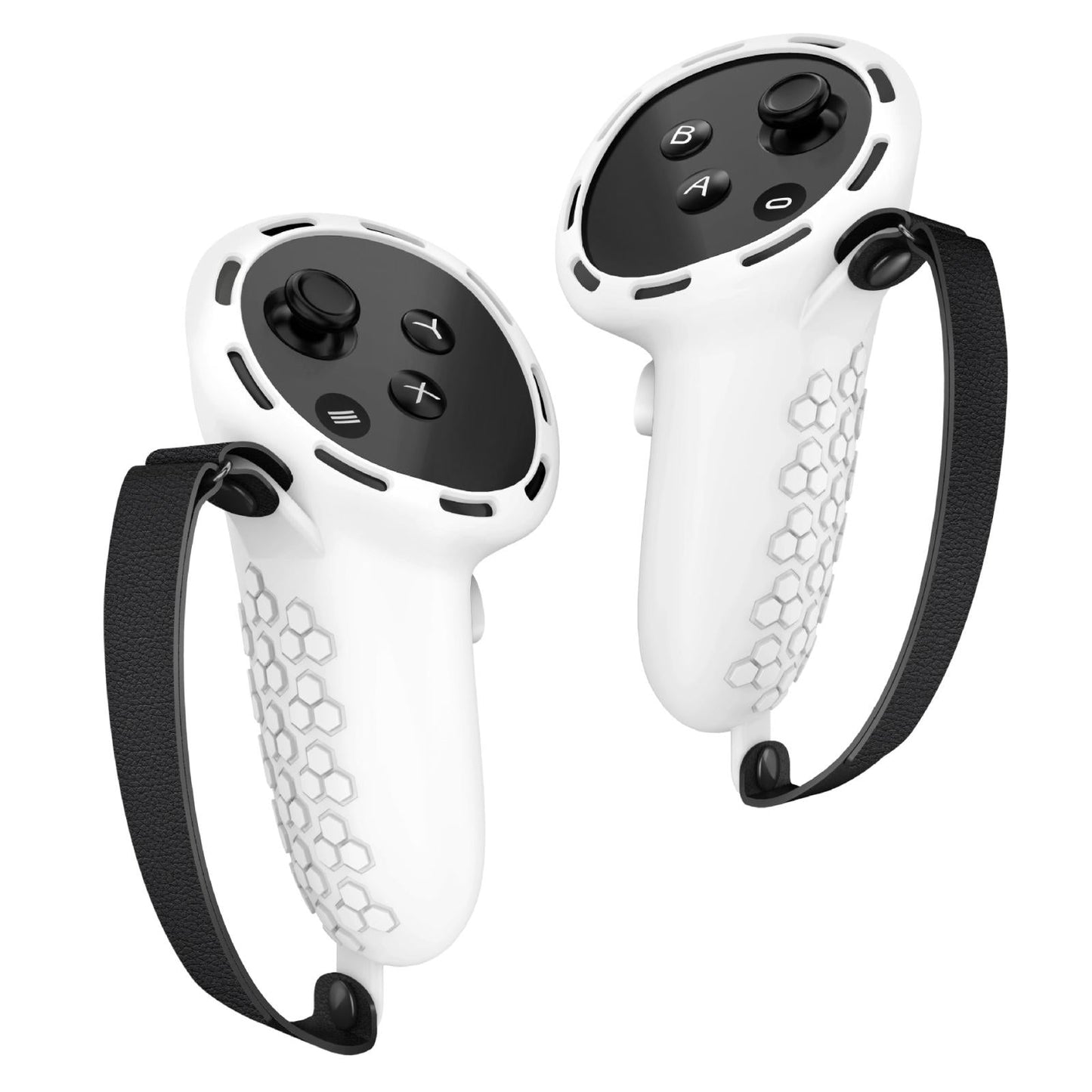 Non-Slip Silicone Cover For Meta Quest 3 Vr Controllers - Black