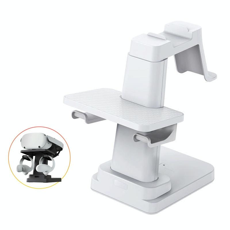 Universal Vr Headset Handle Bracket - Compatible With Pico4 Meta Quest Rift S Htc - Black