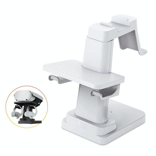 Universal Vr Headset Handle Bracket - Compatible With Pico4 Meta Quest Rift S Htc - White