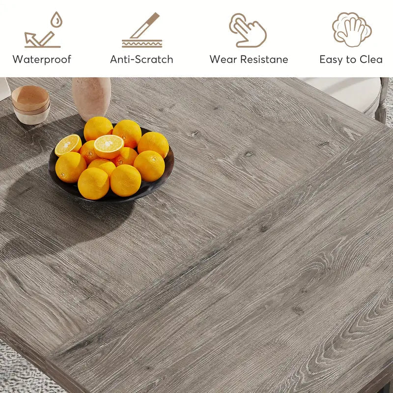 NNETMLT Rustic Rectangular Dining Table