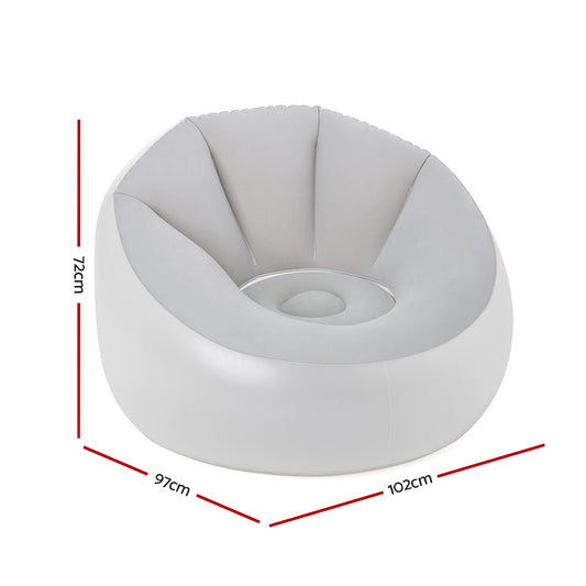 Bestway Inflatable Air Chair Sofa Lounge Seat LED Light