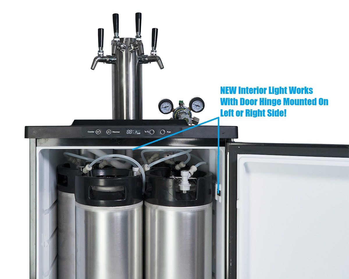 Keg King - Kegmaster Series XL Kegerator - Fridge Pack