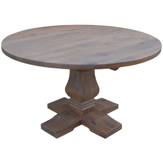Florence Round Dining Table 135cm French Provincial Pedestal Solid Timber Wood