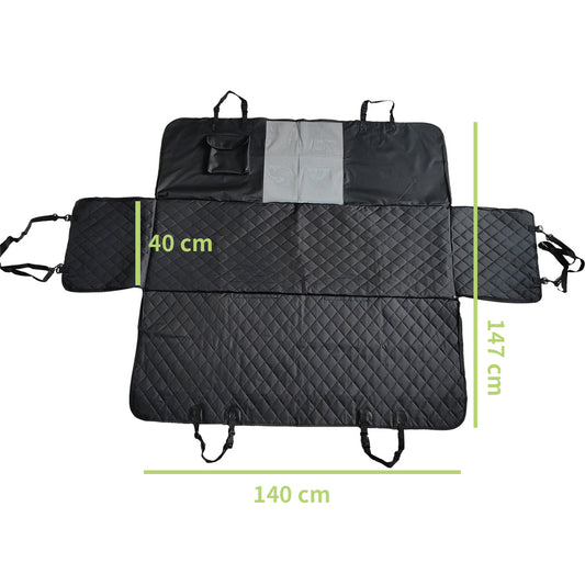 Pawfriends Pet Seat Cover for Dogs Car Back Seat Anti Dirty Waterproof Pet Hammock Mat-L