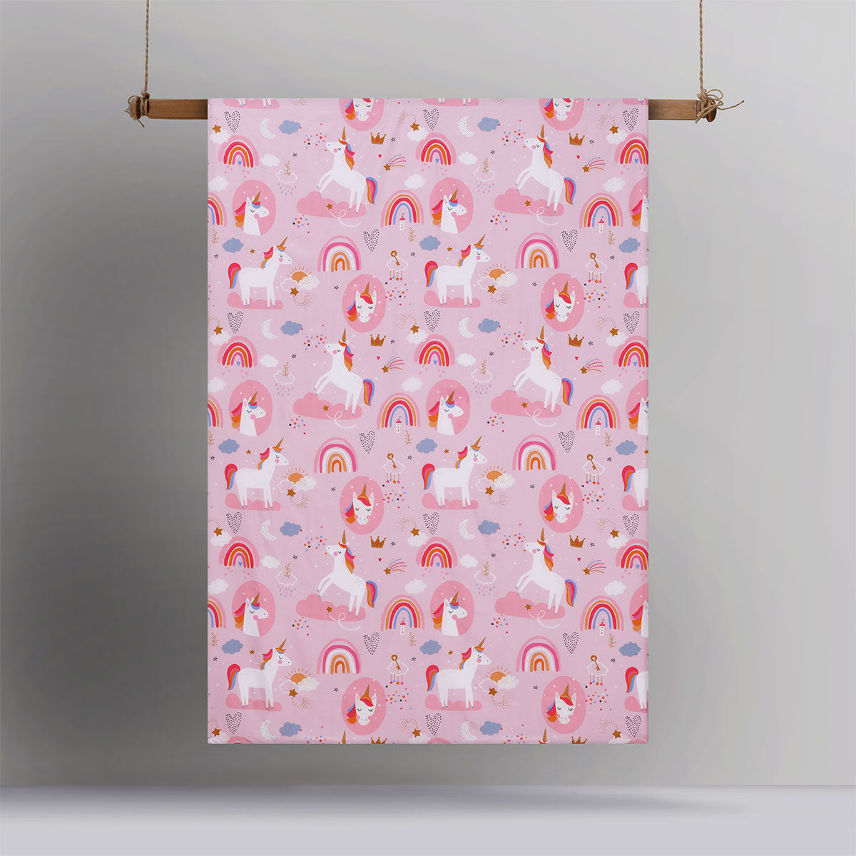 Happy Kids Dream Big Glow in the Dark Quilt Cover Set Double