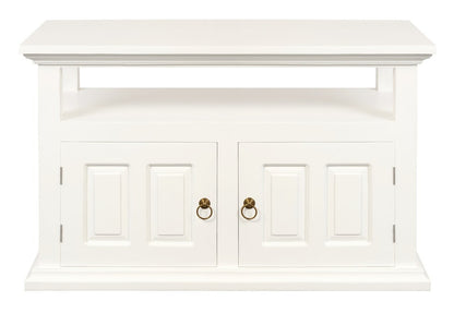 Tasmania 2 Door TV Stand (White)