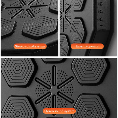 Electronic Music  Boxing Wall Target  Training Smart Wall Mounted Combat AU With Kids Gloves
