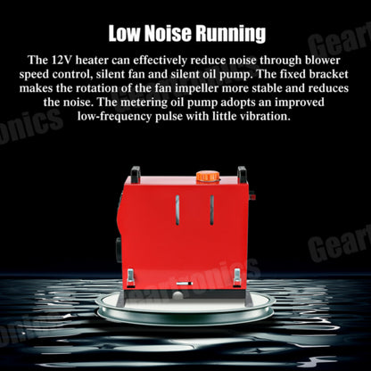 Diesel Air Heater All-in-one 12V 5KW LCD Remote Control for Car RV Indoors