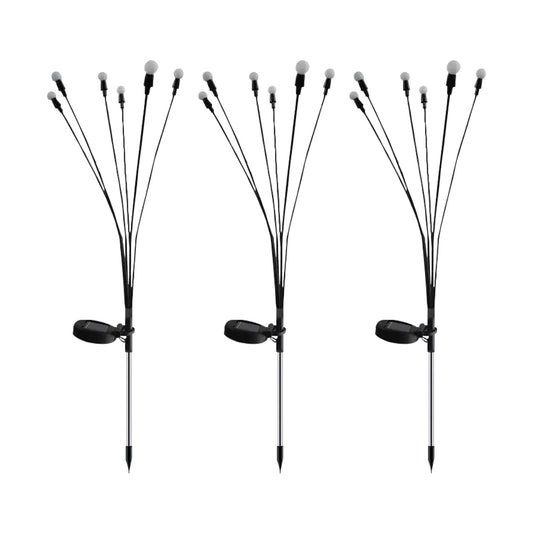 NOVEDEN 3 Pieces Solar Powered Firefly Lights (Color Light) NE-SL-109-ZL
