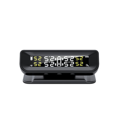 RYNOMATE Tire Pressure Monitoring System (External Solar Power Stick on Windshield 4 Sensor)