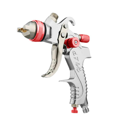 RYNOMATE Gravity Feed Air Spray Paint Gun Kit with 3 Nozzle (Red) RNM-PSG-100-SK