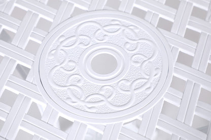 Remy Aluminium Table White
