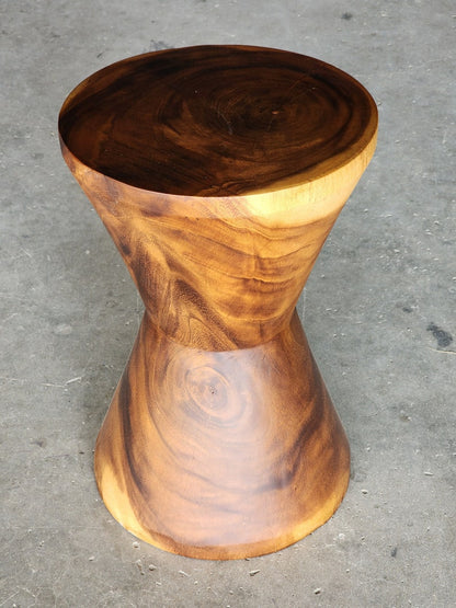 Hourglass Side Table or Stool bedside side drinks table