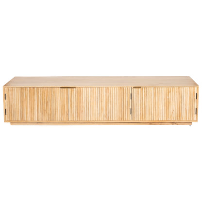 Cyrus ETU Entertainment TV Unit 200cm 3 Door Solid Mango Wood - Natural