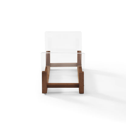 Crosley Voyager Bluetooth Portable Turntable - Brown Croc + Bundled Crosley Record Storage Display Stand