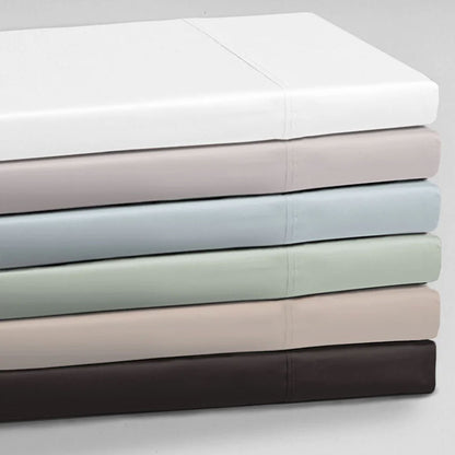 Logan and Mason 250TC 50% Polyester 50% Cotton Percale Sheet Set Asphalt 50cm Wall Split King