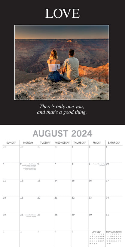 Demotivation 2024 Square Wall Calendar 16 Months Planner Christmas New Year Gift