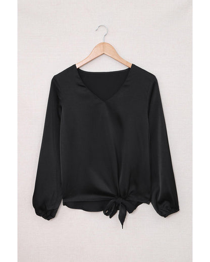 Azura Exchange Bubble Sleeve Blouse - L