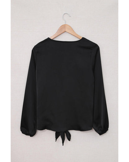 Azura Exchange Bubble Sleeve Blouse - M