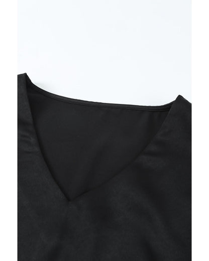 Azura Exchange Bubble Sleeve Blouse - XL