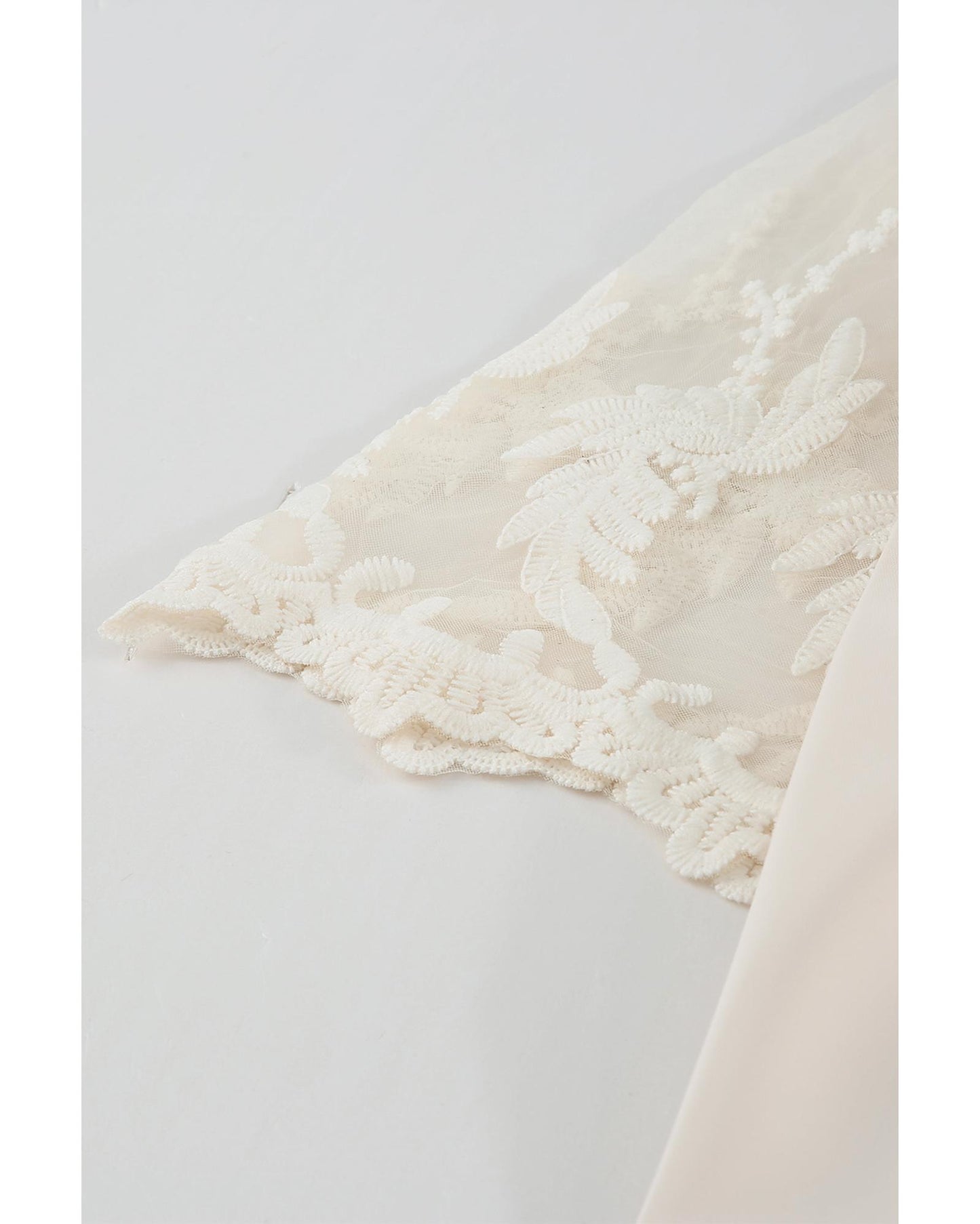 Azura Exchange Lace Sleeve Patchwork Top - M