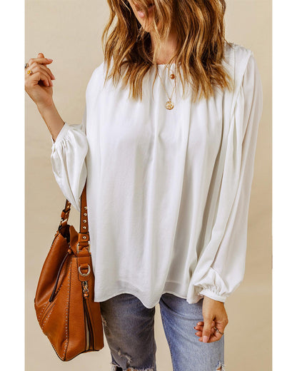 Azura Exchange Billowy Sleeve Blouse - L