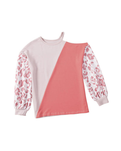 Azura Exchange Asymmetric Cold Shoulder Knit Top - L