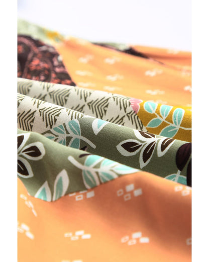 Azura Exchange Mixed Print Blouse - S