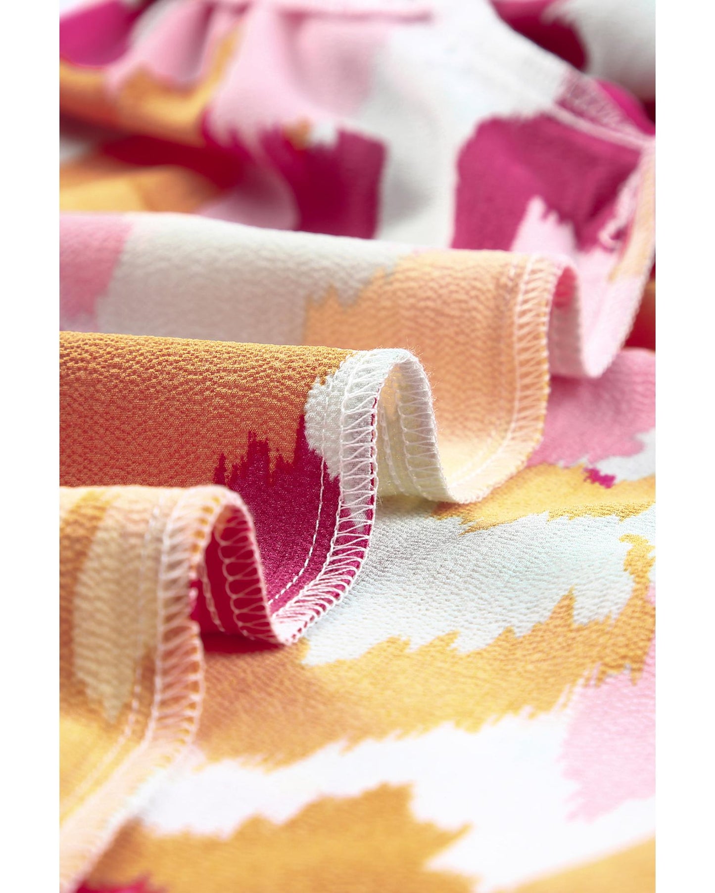 Azura Exchange Abstract Printed Long Sleeve Blouse - M