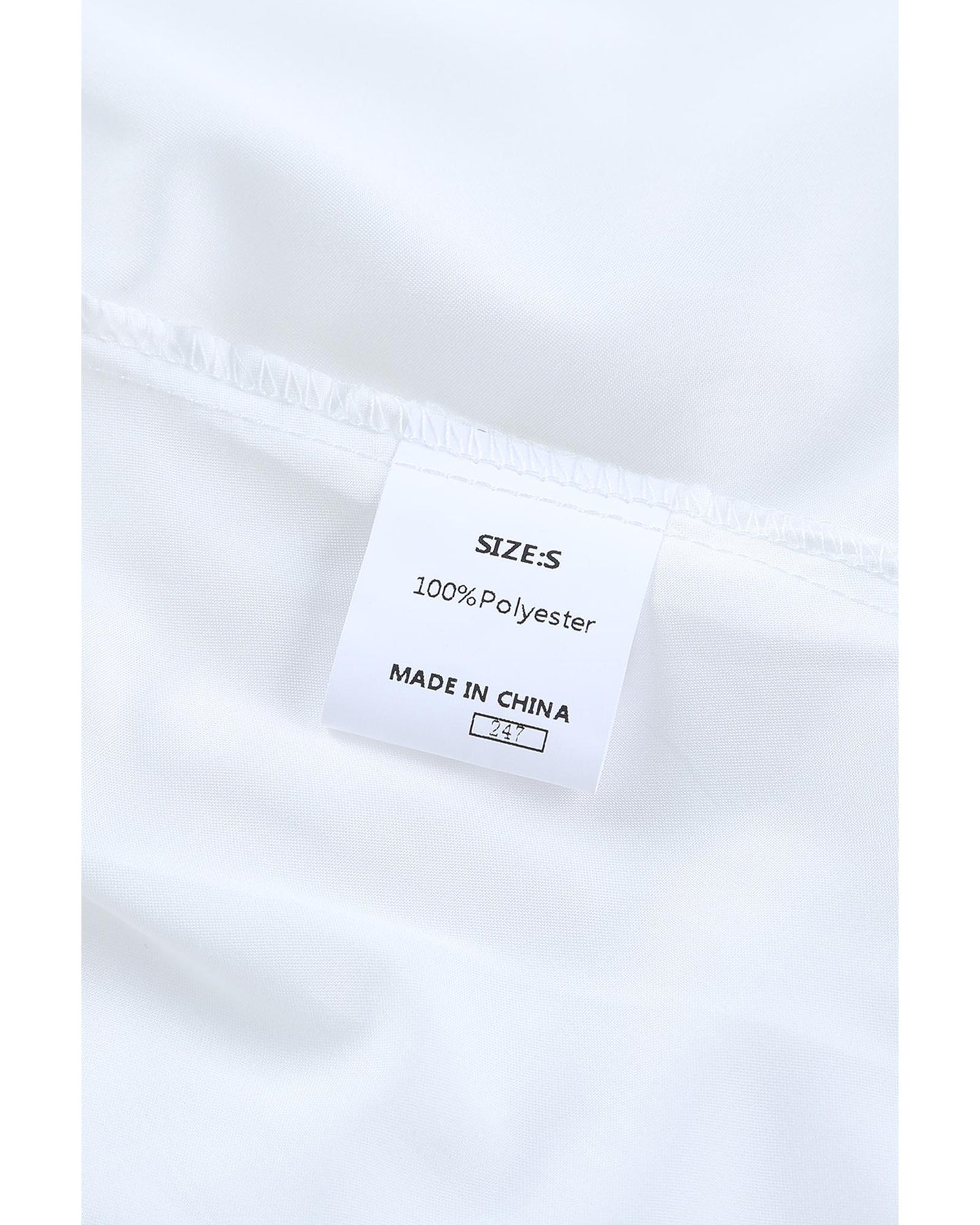 Azura Exchange Buttoned Swiss Dot Peplum Blouse - S