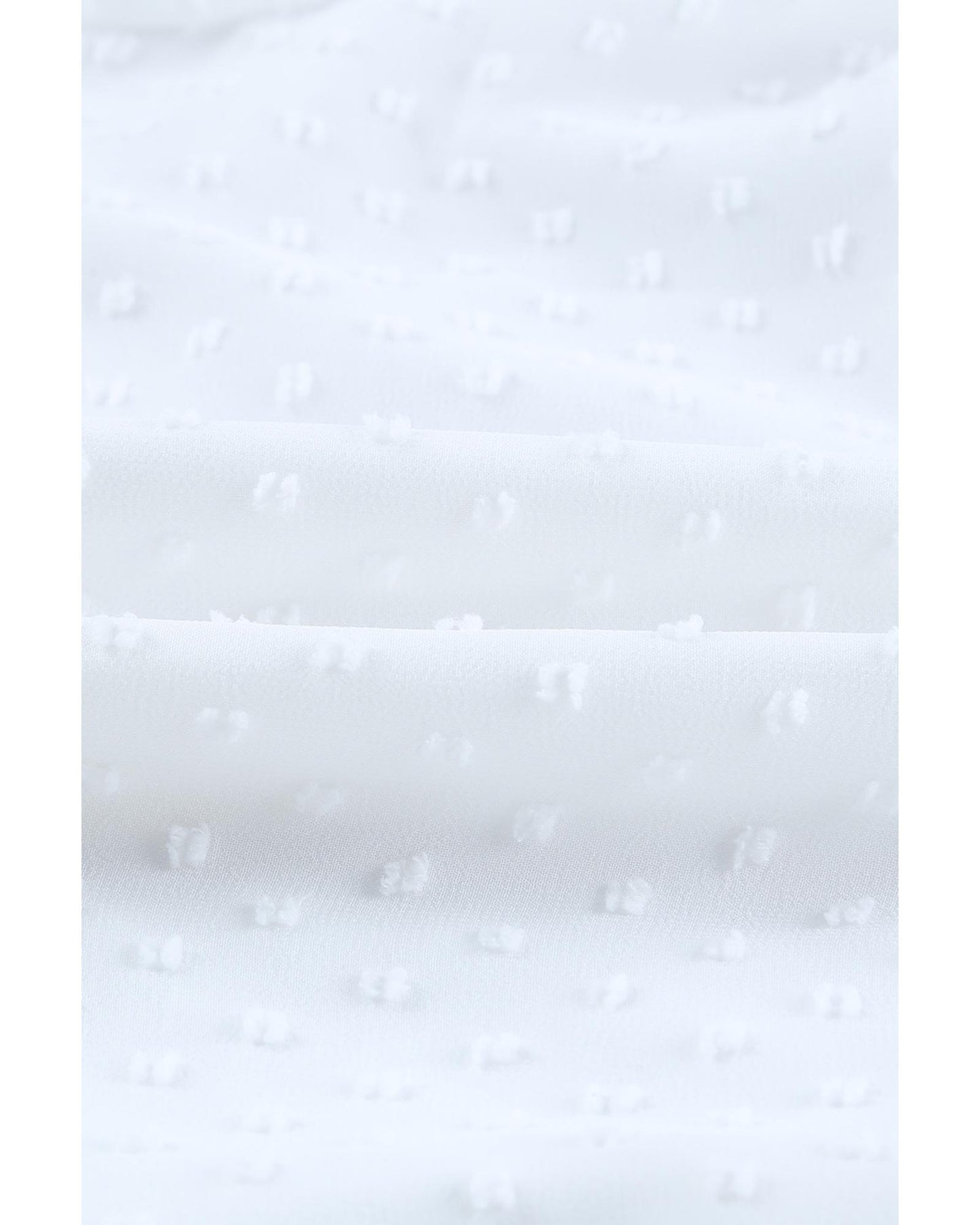 Azura Exchange Buttoned Swiss Dot Peplum Blouse - XL