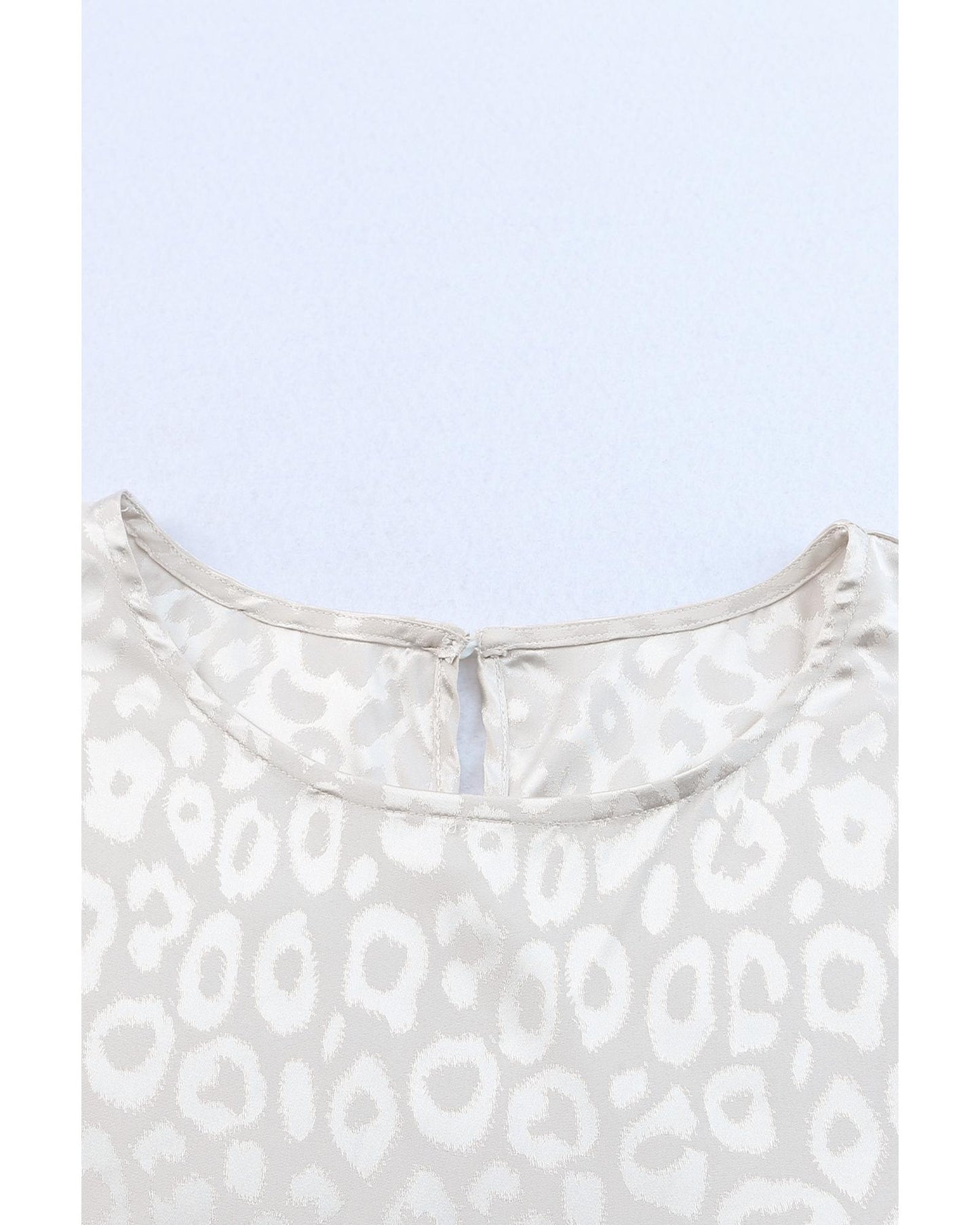 Azura Exchange Balloon Sleeve Color Block Blouse - L